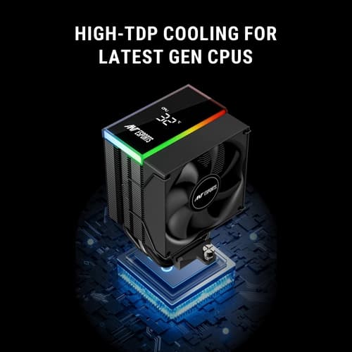 Ant Esports V4 Digital ARGB 90mm CPU Air Cooler